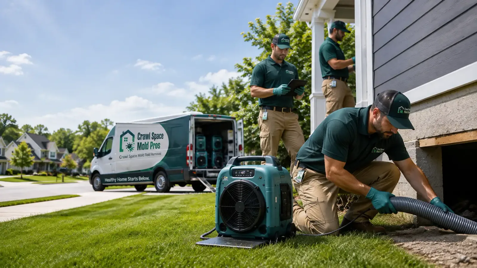 Crawl Space Mold Removal in Monroe, NE